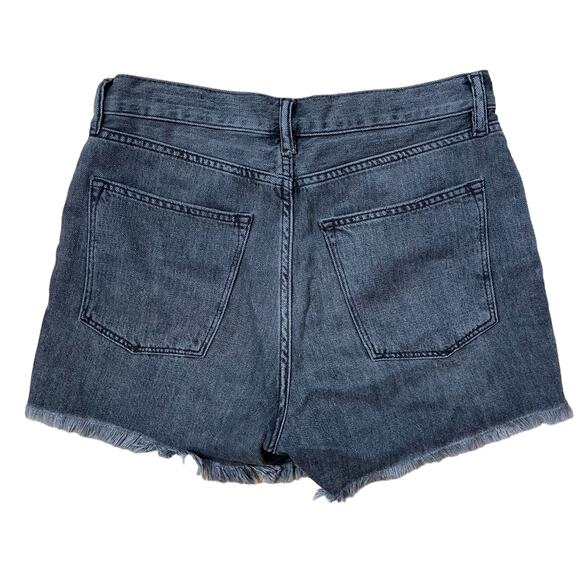 ALLSAINTS Yanni Cut Off Denim Shorts in Washed Black Womens Size 28 - Picture 5 of 6